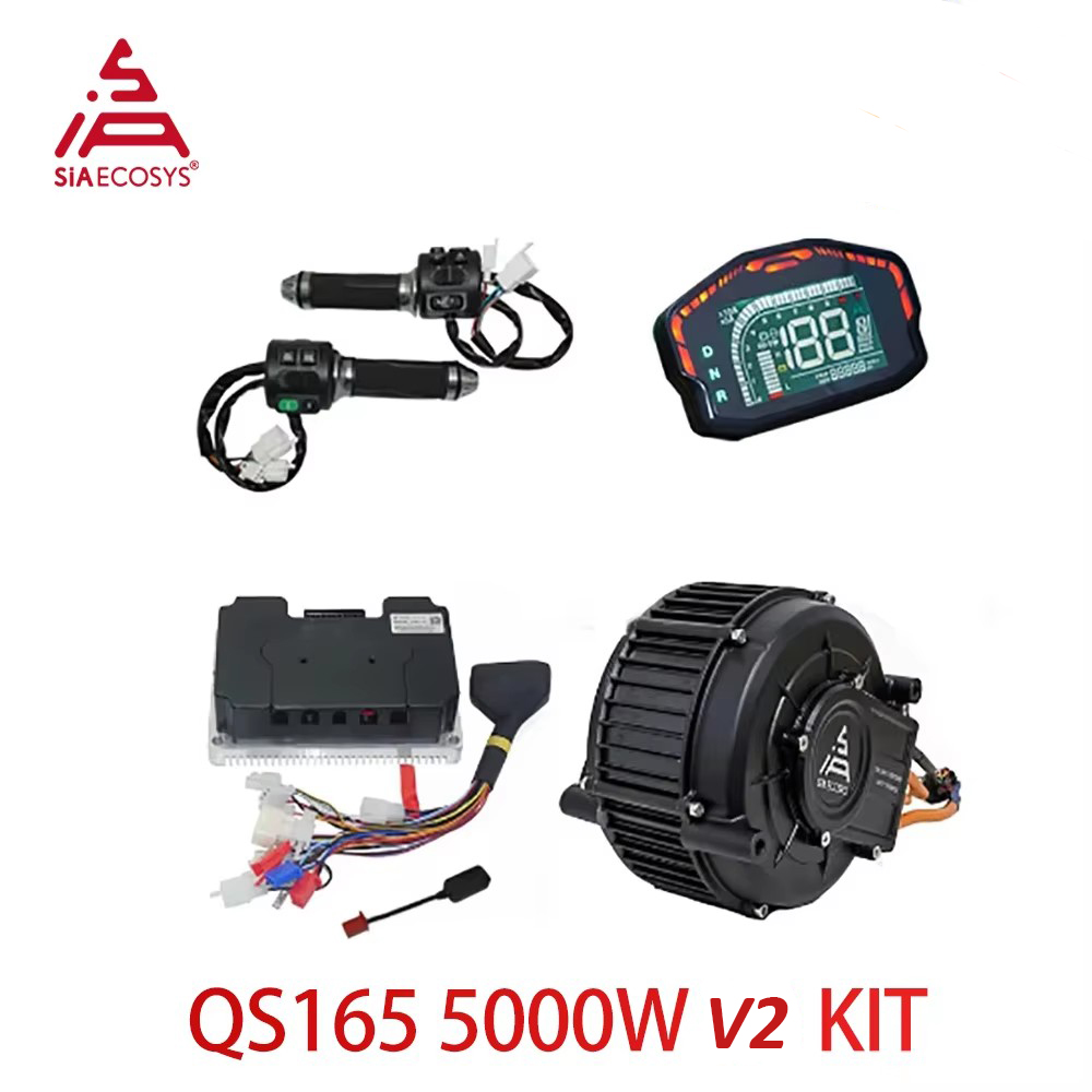 QS165 V2 5000W 72V Mid Drive M - Mid Drive Motor Kit 72V 5000W recension och pris