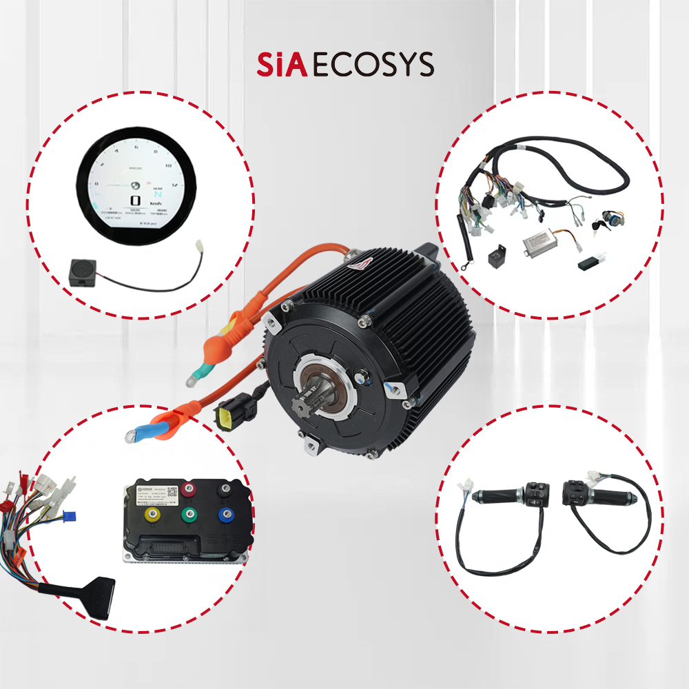 SiAECOSYS D133A-65 5000W 72V M - Mid Drive Motor Kit 72V 5000W recension och pris