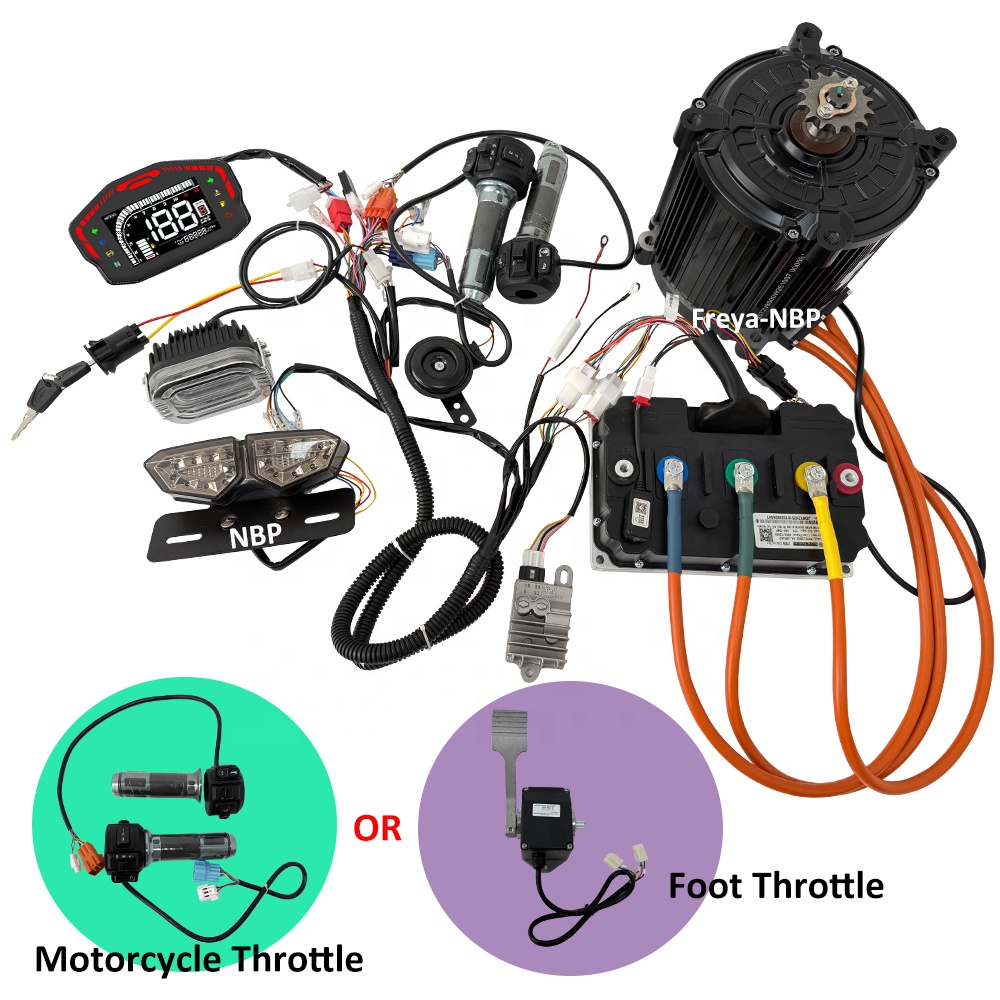 QS180 72-96V 8000W Mid Drive E - Fardriver Nd72850 Controller recension och pris