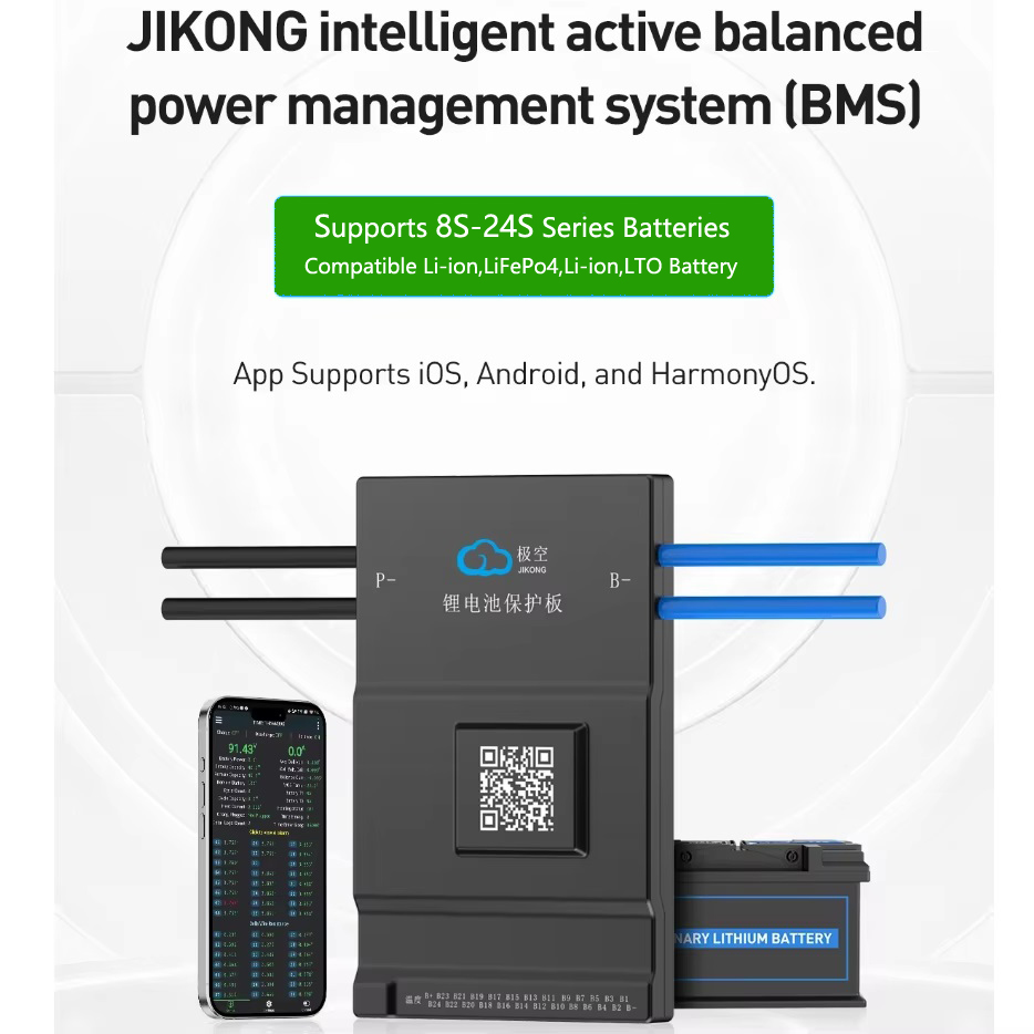 JK BMS Active Balance 150A 200 - Smart Bms 24S 200A Bluetooth Lifepo4 recension och pris
