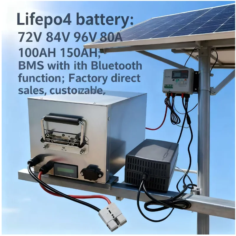 LIFEPO4 Battery Pack with BMS  - Lifepo4 72V 100Ah Battery Pack Ev recension och pris