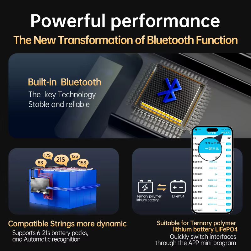 JBD BMS 16S 48V Lifepo4 200A I - Smart Bms 24S 200A Bluetooth Lifepo4 recension och pris