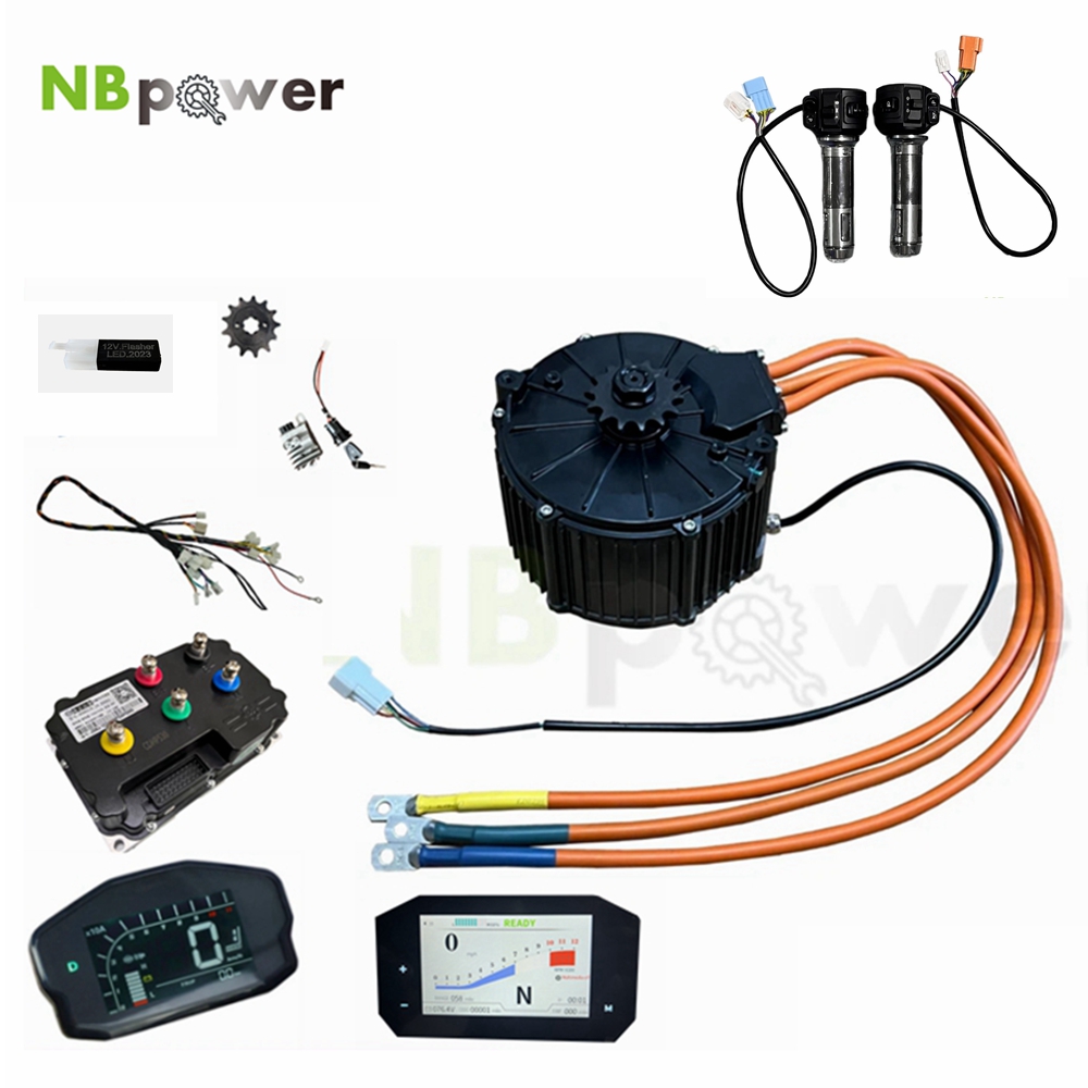 QSMotor 50H 10000W QS165 Mid d - Fardriver Nd72850 Controller recension och pris
