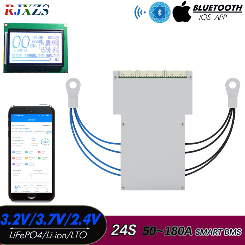 8S to 20S 22S 24S SMART Ant BM - Smart Bms 24S 200A Bluetooth Lifepo4 recension och pris