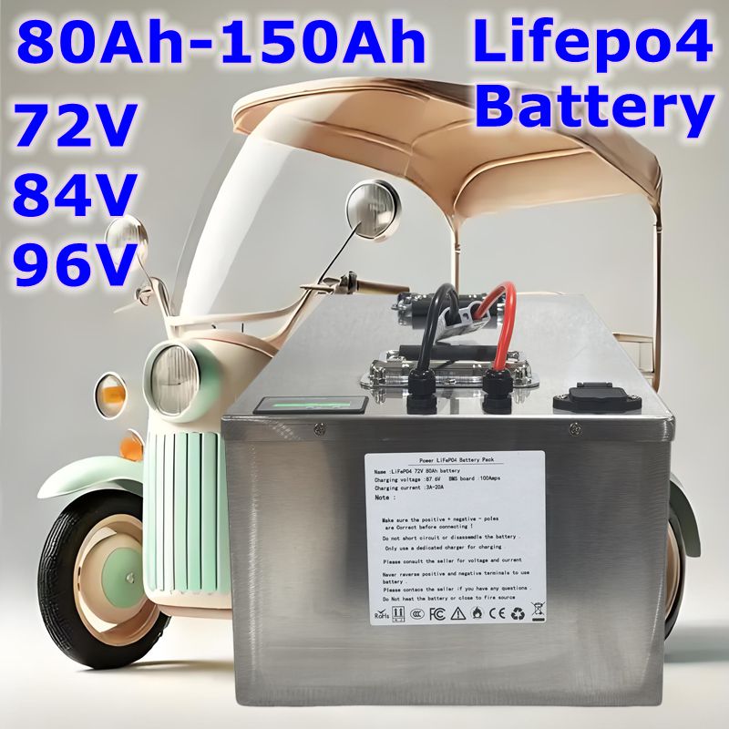 LIFEPO4 battery 72V 84V 96V 80 - Lifepo4 72V 100Ah Battery Pack Ev recension och pris