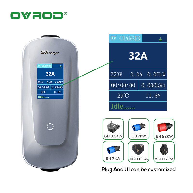 Ovrod Electric Car 16a Mode 2  - Type 2 Portable Ev Charger 11Kw Cee recension och pris