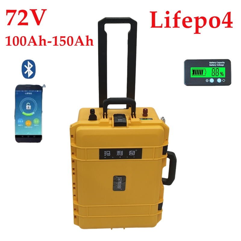 Waterproof 72V 150Ah 100Ah  Li - Lifepo4 72V 100Ah Battery Pack Ev recension och pris